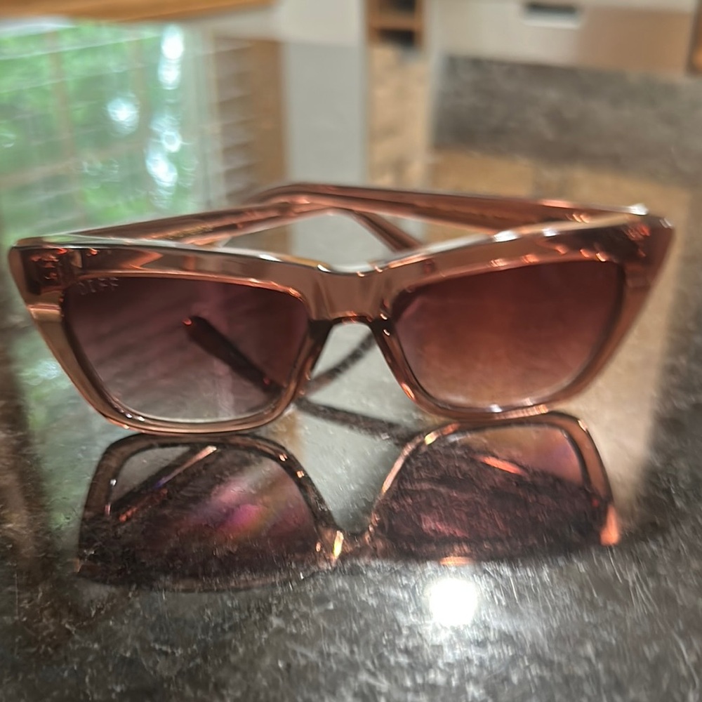 Diff Eyewear Brown Sunglasses
